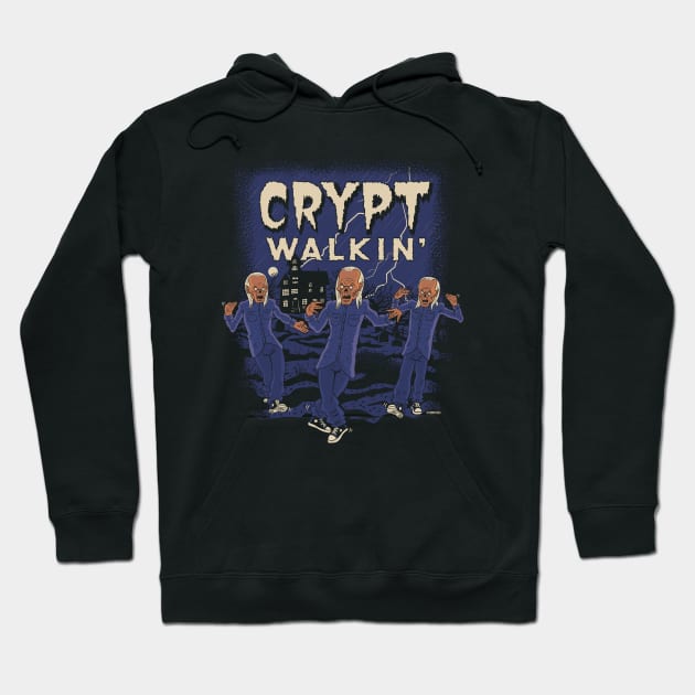 Crypt Walkin' Hoodie by Peter Katsanis Art